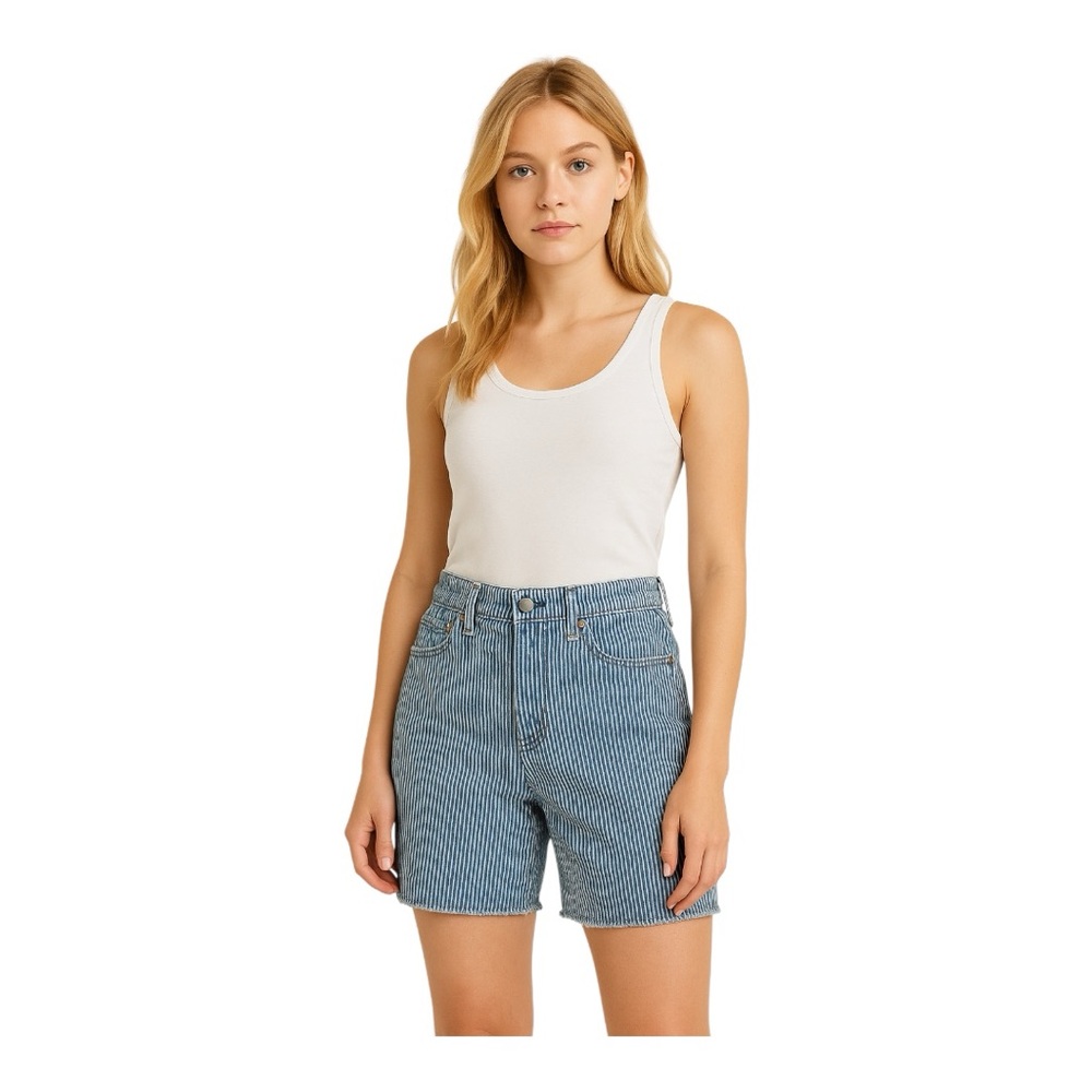 Calvin Klein Jeans Blue Striped Shorts